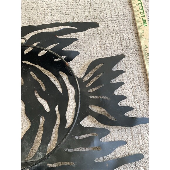 Large Metal Fish Sculpture From Cabo. With Candle Holder. Hanging - Picture 13 of 16